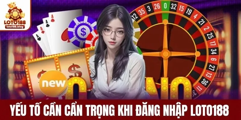 Yếu tố cần cẩn trọng khi đăng nhập loto188